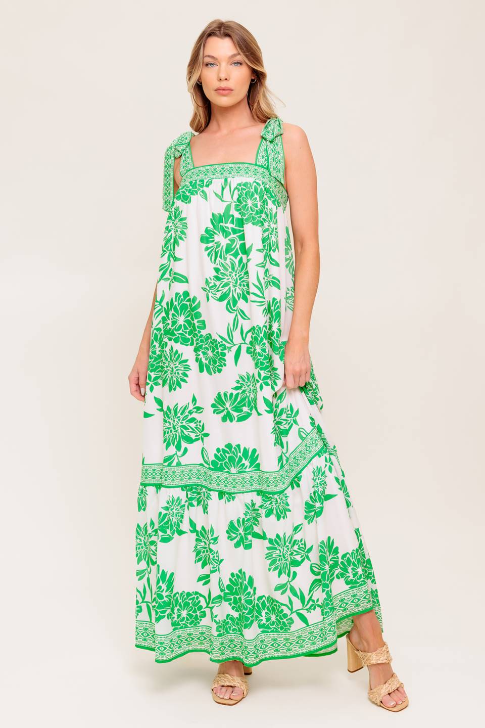 GARDEN TALES WOVEN MAXI DRESS Flying Tomato